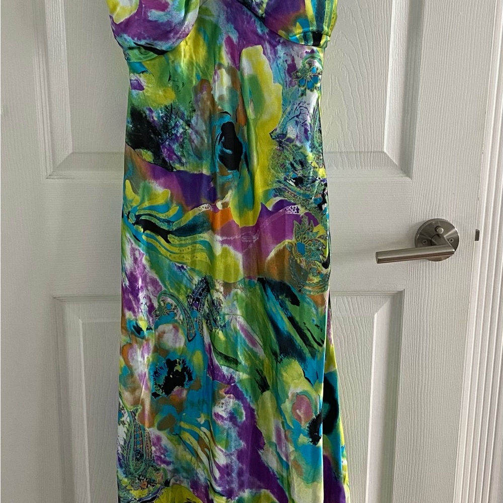 Colorful Abstract Maxi Dress
